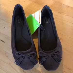 Crocs triple comfort brown, size 7, NWT